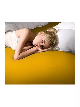 FORMESSE | Drap-housse en jersey "Bella Donna" 140/200 cm – 160/220 cm (écru) | gelb